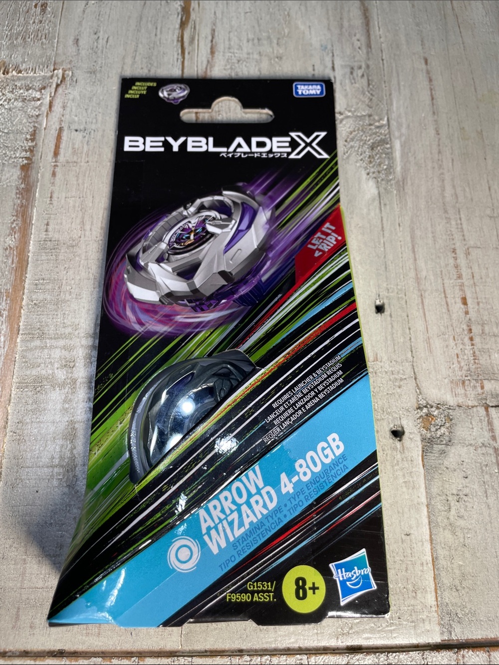 Takara Beyblade X Arrow Wizard Black & Purple
